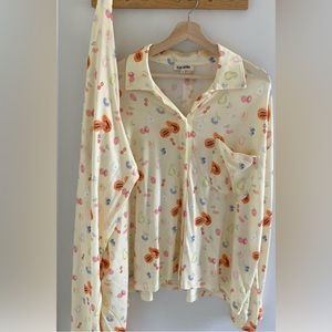 Djerf Avenue Go Slow Fruit pajama set - pants and shirt